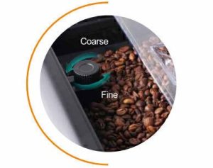 آسیاب داخلی با ظرفیت حدود 220 گرم آسیاب داخلی با ظرفیت حدود 220 گرم